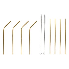 Paille réutilisable DKD Home Decor Doré Acier inoxydable: Plus de 300.000 produits de grandes marques en vente directe à prix us