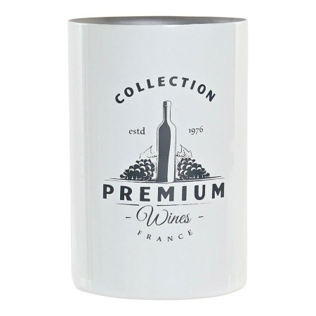 Refroidisseur de Bouteilles DKD Home Decor Blanc Argenté Acier inoxydable 12 x 12 x 18 cm: Plus de 300.000 produits de grandes m