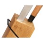 Jeu de couteaux avec support en bois Kinvara KT171028A 6PCS Naturel Bambou Acier (4 Unités): Plus de 300.000 produits de grandes
