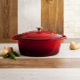 Casserole avec Couvercle Bidasoa Fierro Rouge 4,3 L 30 x 23 cm (2 Unités): Plus de 300.000 produits de grandes marques en vente 