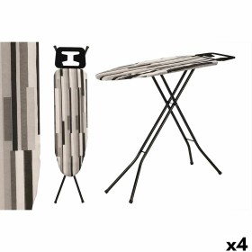 Table à Repasser Kipit 18358 - CB-143 Blanc Noir Gris Métal Tissu (4 Unités): Plus de 300.000 produits de grandes marques en ven