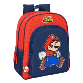 Cartable Super Mario Trick Rouge Bleu foncé 32 x 38 x 12 cm: Plus de 300.000 produits de grandes marques en vente directe à prix