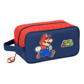 Range-Chaussures de Voyage Super Mario Trick Rouge Bleu foncé 29 x 15 x 14 cm: Plus de 300.000 produits de grandes marques en ve