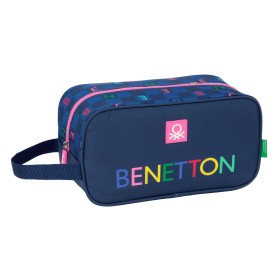 Range-Chaussures de Voyage Benetton Damero Blue marine 29 x 15 x 14 cm: Plus de 300.000 produits de grandes marques en vente dir