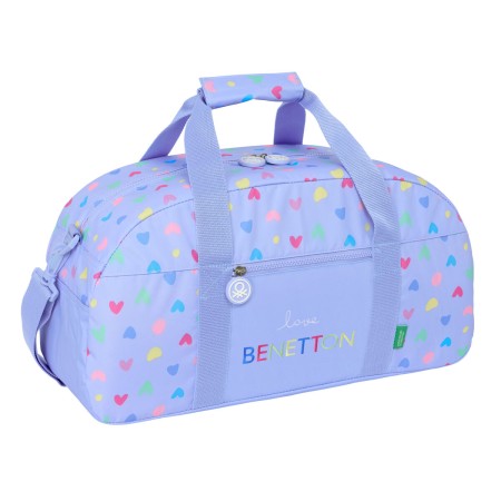 Sac de sport Benetton Lila Lila 50 x 26 x 20 cm: Plus de 300.000 produits de grandes marques en vente directe à prix usine sur c
