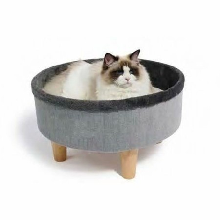 Lit pour chat MPETS ROUND Gris 47 x 47 x 26 cm: Plus de 300.000 produits de grandes marques en vente directe à prix usine sur ca