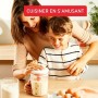 Bol mélangeur Tefal K1844404: Plus de 300.000 produits de grandes marques en vente directe à prix usine sur cadeaufou.com. Label