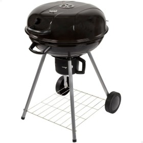 Roues de barbecue au charbon de bois Aktive Aluminium Métal émaillé Textilène 57 x 86 x 57 cm Noir: Plus de 300.000 produits de 