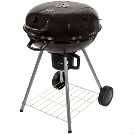 Roues de barbecue au charbon de bois Aktive Aluminium Métal émaillé Textilène 57 x 86 x 57 cm Noir: Plus de 300.000 produits de 