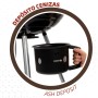 Roues de barbecue au charbon de bois Aktive Aluminium Métal émaillé Textilène 57 x 86 x 57 cm Noir: Plus de 300.000 produits de 
