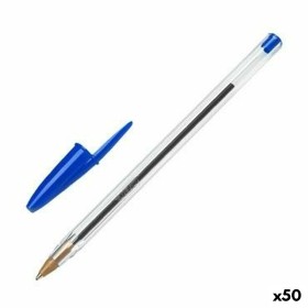 Crayon Bic Cristal Original Bleu 0,32 mm (50 Unités): Plus de 300.000 produits de grandes marques en vente directe à prix usine 