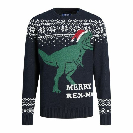 Pull unisex Jack & Jones T REX Blue marine: Plus de 300.000 produits de grandes marques en vente directe à prix usine sur cadeau