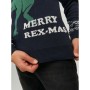 Pull unisex Jack & Jones T REX Blue marine: Plus de 300.000 produits de grandes marques en vente directe à prix usine sur cadeau