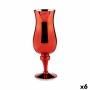 Bougeoir Verre Rouge 13,5 x 35 x 13,5 cm (6 Unités): Plus de 300.000 produits de grandes marques en vente directe à prix usine s