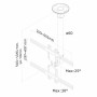 Support de TV Neomounts FPMA-C400SILVER 52 35 kg: Plus de 300.000 produits de grandes marques en vente directe à prix usine sur 
