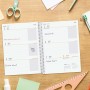Agenda Finocam COOL Multicouleur quarto 15,5 x 21,2 cm 2024-2025 Floral: Plus de 300.000 produits de grandes marques en vente di