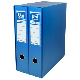 classeur à levier Unipapel 2 Pièces Bleu A4 31,8 x 29 x 7,5 cm: Plus de 300.000 produits de grandes marques en vente directe à p