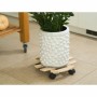 Support à roulettes pour pots de fleurs Nature Naturel Bois d'épicéa: Plus de 300.000 produits de grandes marques en vente direc