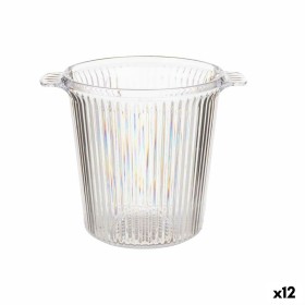 Sceau à Glace Leknes CH26183 Transparent polystyrène Rayures 16,5 x 17 x 21 cm (12 Unités): Plus de 300.000 produits de grandes 