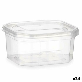 Boîte à repas rectangulaire avec couvercle Leknes BS370ROI Transparent polypropylène 370 ml 10,7 x 5,5 x 11,7 cm (24 Unités): Pl