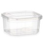 Boîte à repas rectangulaire avec couvercle Leknes BS370ROI Transparent polypropylène 370 ml 10,7 x 5,5 x 11,7 cm (24 Unités): Pl