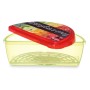 Boîte à lunch Leknes TP581-3 Multicouleur Plastique 23 x 8 x 13 cm Fruits et légumes (24 Unités): Plus de 300.000 produits de gr