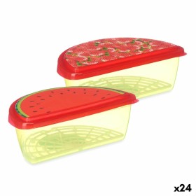 Boîte à lunch Leknes 78786 Plastique Fraise Pastèque 23 x 8 x 13 cm Fruits (24 Unités): Plus de 300.000 produits de grandes marq