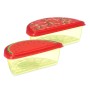 Boîte à lunch Leknes 78786 Plastique Fraise Pastèque 23 x 8 x 13 cm Fruits (24 Unités): Plus de 300.000 produits de grandes marq