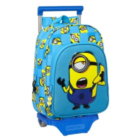 Cartable à roulettes Minions Minionstatic Bleu (26 x 34 x 11 cm): Plus de 300.000 produits de grandes marques en vente directe à