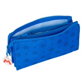 Trousse Fourre-Tout Triple Super Mario Play Bleu Rouge 22 x 12 x 3 cm: Plus de 300.000 produits de grandes marques en vente dire