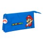 Trousse Fourre-Tout Triple Super Mario Play Bleu Rouge 22 x 12 x 3 cm: Plus de 300.000 produits de grandes marques en vente dire