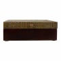 Boîte à bijoux Alexandra House Living Brun foncé Laiton Bois de manguier Bois MDF 20 x 7 x 20 cm: Plus de 300.000 produits de gr