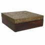 Boîte à bijoux Alexandra House Living Brun foncé Laiton Bois de manguier Bois MDF 20 x 7 x 20 cm: Plus de 300.000 produits de gr