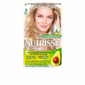Coloration Permanente en Crème Garnier Nutrisse Nº 9.0-rubio muy claro (3 Unités): Plus de 300.000 produits de grandes marques e