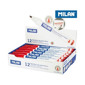 Feutres Milan Tableau blanc 12 Unités Rouge PVC: Plus de 300.000 produits de grandes marques en vente directe à prix usine sur c