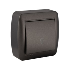 Bouton pour sonnette Solera Mural 7,4 x 7,2 x 2,8 cm 250 V 10 A Graphite: Plus de 300.000 produits de grandes marques en vente d