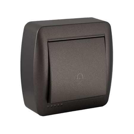 Bouton pour sonnette Solera Mural 7,4 x 7,2 x 2,8 cm 250 V 10 A Graphite: Plus de 300.000 produits de grandes marques en vente d