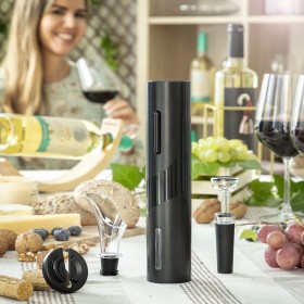Tire-bouchon Électrique avec Accessoires pour le Vin Corking InnovaGoods: Plus de 300.000 produits de grandes marques en vente d
