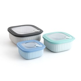 Ensemble de Boîtes à Lunch Bidasoa Mia Multicouleur Plastique Sans BPA 450 ml 850 ml 1,4 L 3 Unités: Plus de 300.000 produits de