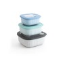 Ensemble de Boîtes à Lunch Bidasoa Mia Multicouleur Plastique Sans BPA 450 ml 850 ml 1,4 L 3 Unités: Plus de 300.000 produits de