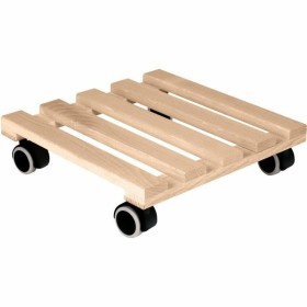 Support à roulettes pour pots de fleurs EDA Bois 29 x 29 x 8 cm: Plus de 300.000 produits de grandes marques en vente directe 