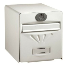 Boîte aux lettres Burg-Wachter Blanc Acier inoxydable Verre acier galvanisé 36,5 x 28 x 31 cm: Plus de 300.000 produits de gra