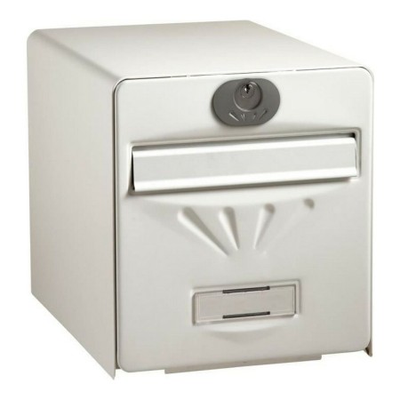 Boîte aux lettres Burg-Wachter Blanc Acier inoxydable Verre acier galvanisé 36,5 x 28 x 31 cm: Plus de 300.000 produits de gra