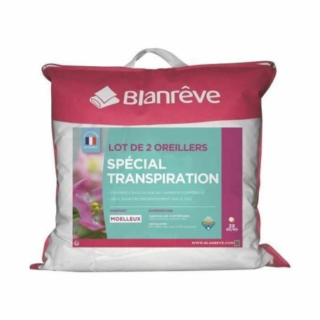 Oreiller Blanreve Blanc 60 x 60 cm (2 Unités): Plus de 300.000 produits de grandes marques en vente directe à prix usine sur cad