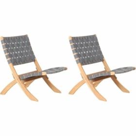 Chaise de jardin Beau Rivage Gris 75 x 73 x 60 cm Pliable 2 Unités: Plus de 300.000 produits de grandes marques en vente directe