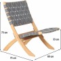 Chaise de jardin Beau Rivage Gris 75 x 73 x 60 cm Pliable 2 Unités: Plus de 300.000 produits de grandes marques en vente directe