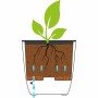 Pot EDA 43,5 x 43,5 x 44,5 cm Noir Plastique Carré Moderne: Plus de 300.000 produits de grandes marques en vente directe à prix 