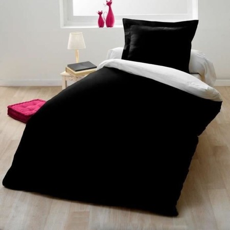 Housse de Couette Lovely Home Noir Bicolore 140 x 200 cm: Plus de 300.000 produits de grandes marques en vente directe à prix us