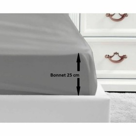 Drap housse Lovely Home Gris Gris clair Lit double 180 x 200 180 x 200 cm: Plus de 300.000 produits de grandes marques en vente 