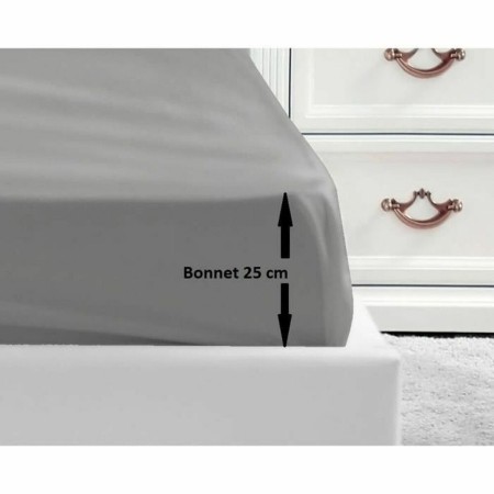 Drap housse Lovely Home Gris Gris clair Lit double 180 x 200 180 x 200 cm: Plus de 300.000 produits de grandes marques en vente 